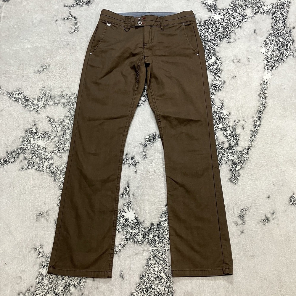 Toad & Co Horny Toad Pants Women's 2 Brown Straight Leg Casual Stretch